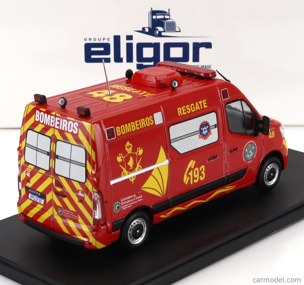 Eligor 1/43 Renault Master Police CRS 2019 : Miniature Collection Très Bon état
