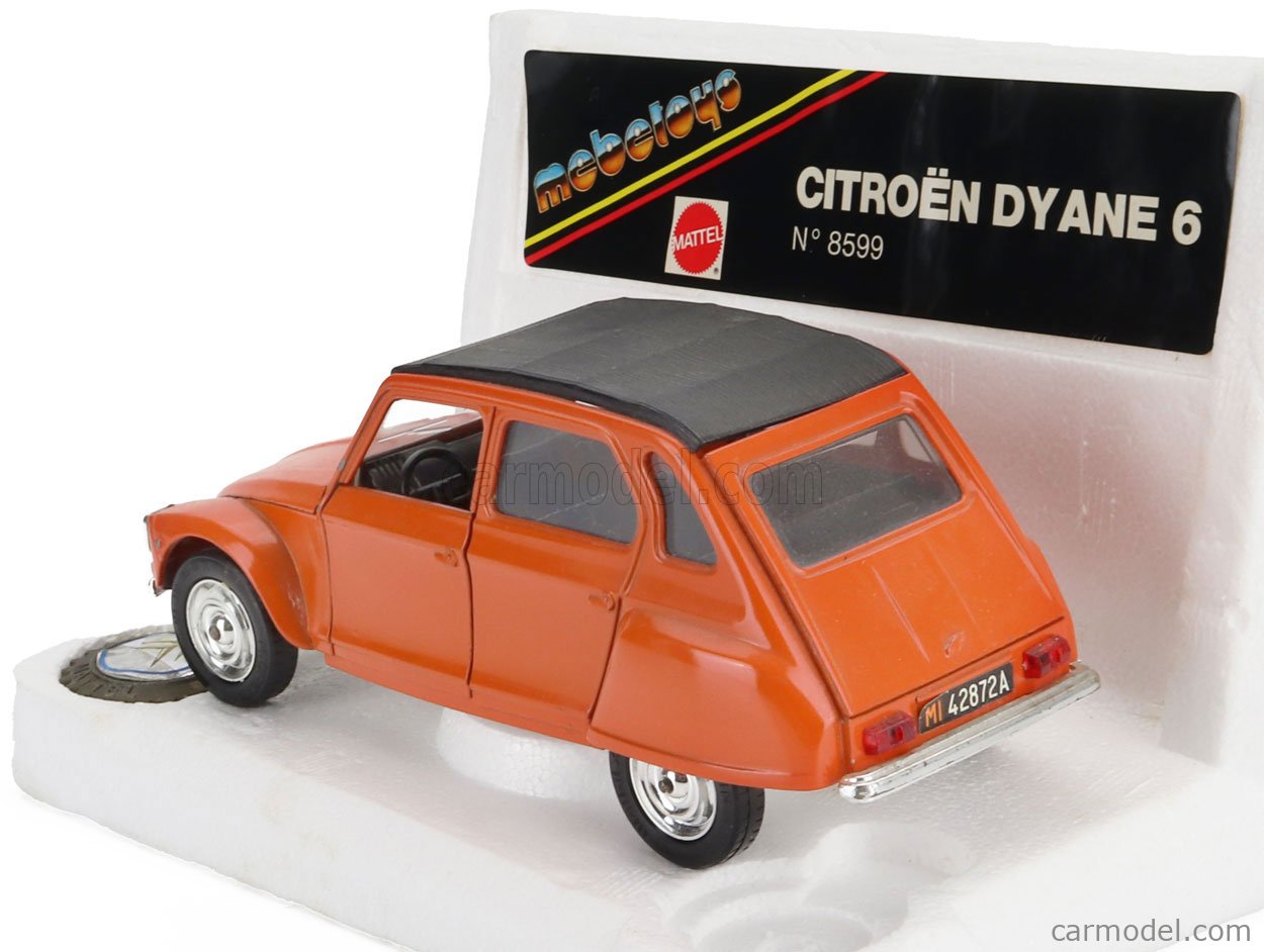 Citroën Dyane 6 Orange 1978 – Miniature Metro 1/24 – Ouvrants Et Suspensions – 2009