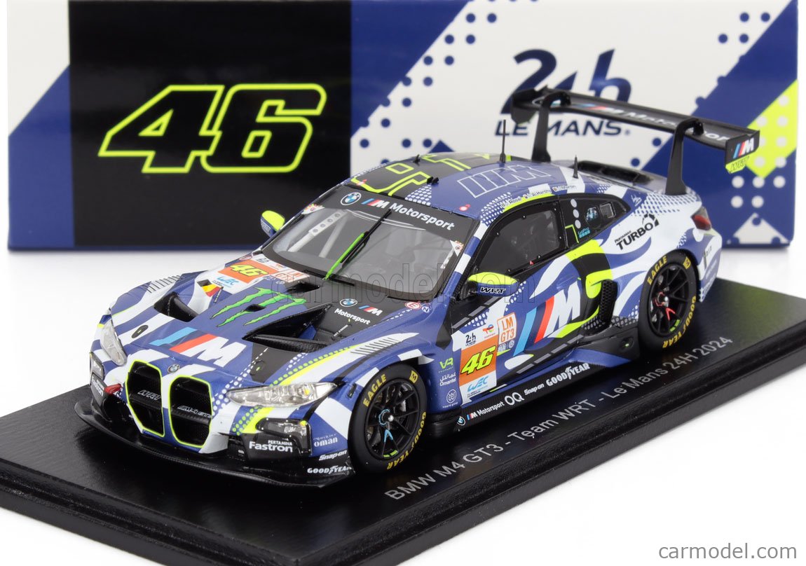 Spark Models S9149 BMW M4 GT3 No.46 Team WRT Le Mans 24H