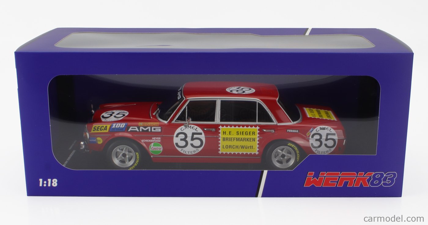 WERK83 W18030001 Scale 1/18 | MERCEDES BENZ 300 SEL 6.8 TEAM 