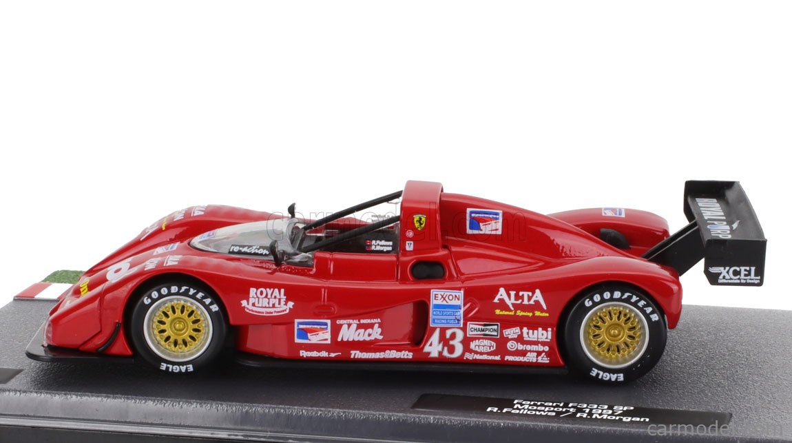 Altaya 1:43 Ferrari F333 SP #43 gagnant Mosport 1997 R. Fellows, R. Morgan CK77952 modèle