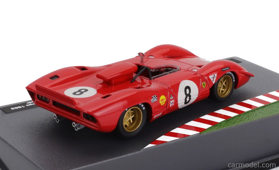 Best Model 1/43 - Ferrari 312 P Spy Monza 1969 N°2 Rodriguez - Miniature Collection