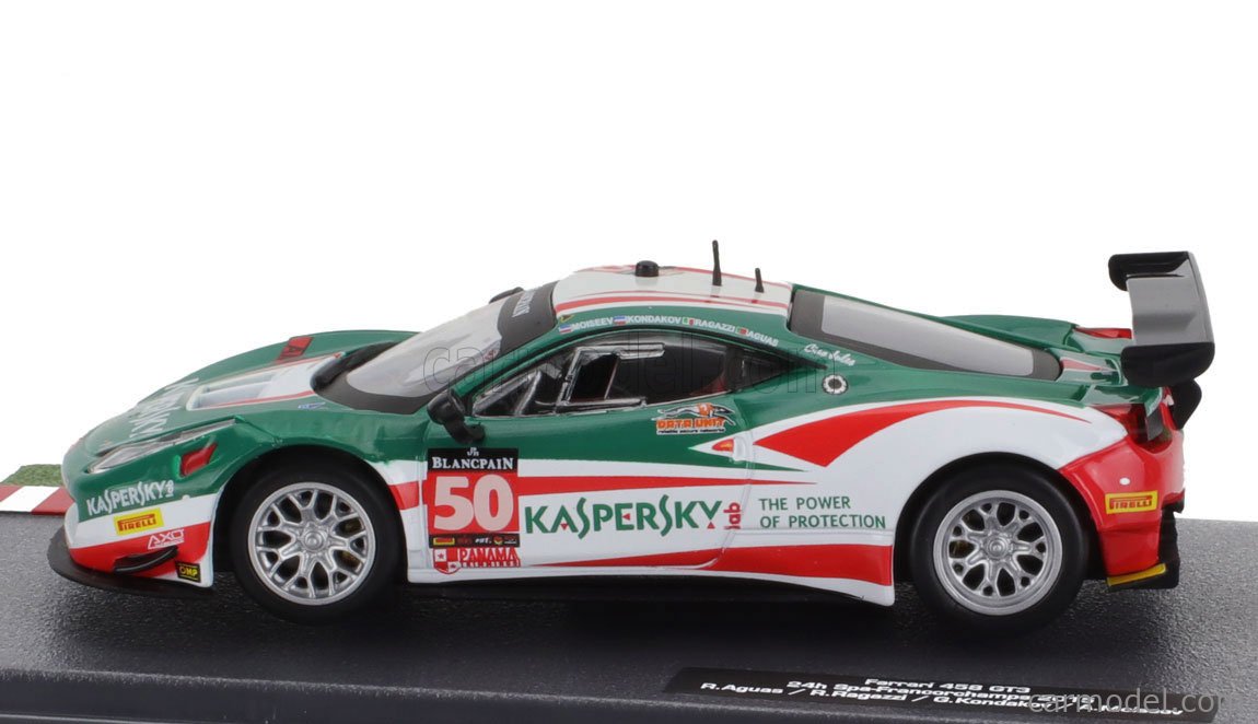 Altaya 1/43 Ferrari 458 GT3 #50 - 24H Spa 2015 - Diecast