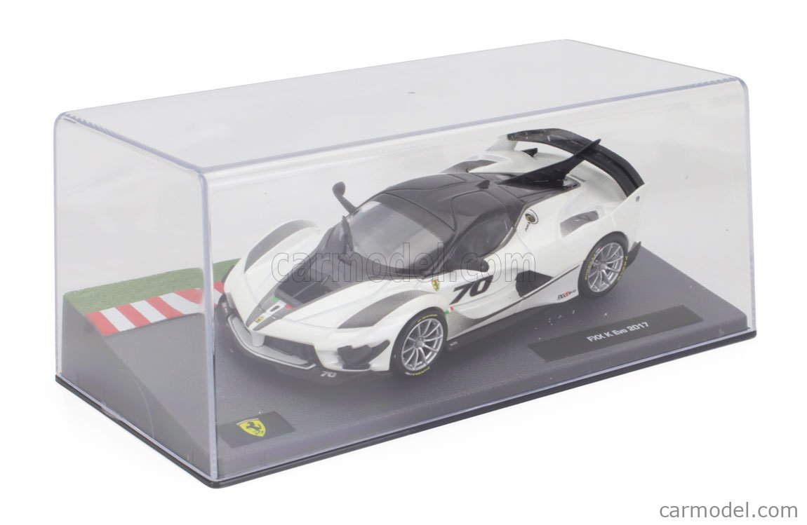 BBR #03/10 1/43 FERRARI ENZO / FXX Pearl White color leather base