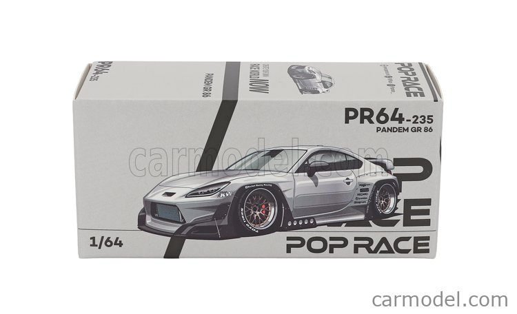 POP-RACE-LIMITED PR640235 Scale 1/64 | TOYOTA GR86 PANDEM COUPE
