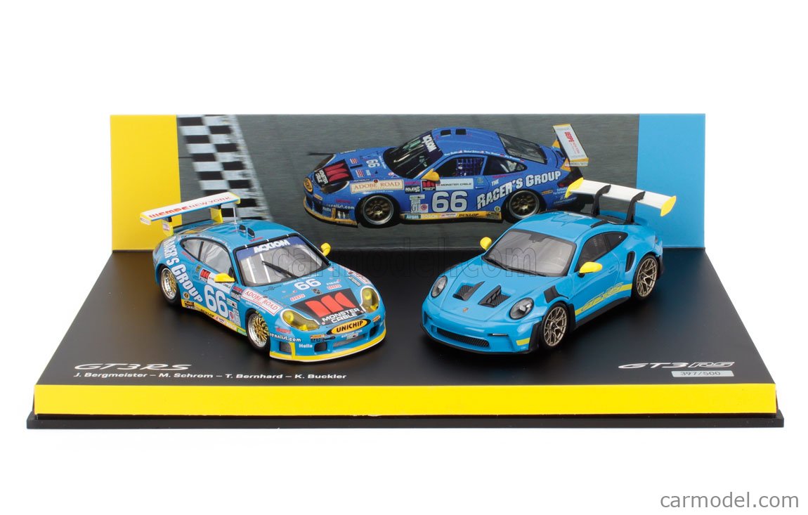 適切な価格 SPARK-MODEL WAP0205120SGT3 Scale 1/43 | PORSCHE SET 2X 911 ミニカー