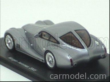 無料発送 SPARK-MODEL S0369 Scale 1/43 | MORGAN AEROMAX 2005 SILVER 自動車