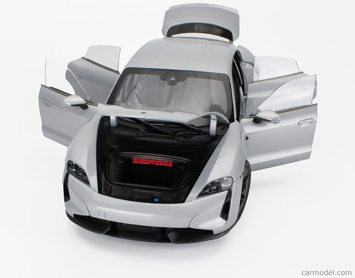 Norev 1:43 Porsche Taycan Turbo (J1.2) Colore Grigio Ghiaccio Metallizzato - Modello WAP