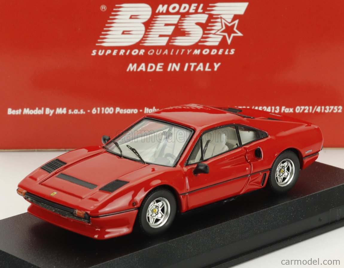 Modèle Réduit Ferrari 208 GTB Turbo 1982 Au 1/43 - Rouge, édition Limitée Best-Model, NEUF