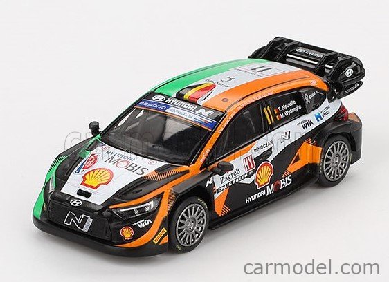 MINI-GT MGT00972-L Scale 1/64 | HYUNDAI i20 N RALLY1 TEAM