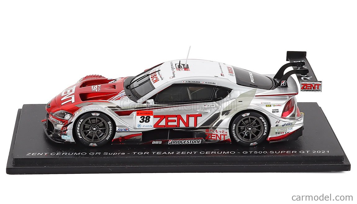SPARK-MODEL SGT131 Scale 1/43 | TOYOTA SUPRA GR TEAM ZENT CERUMO N