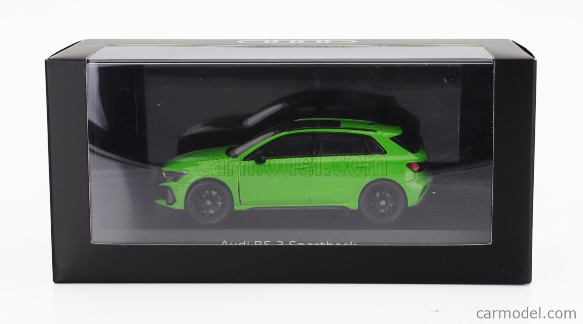 1/43 Audi RS3 Sportback キャラミグリーン 1/43 Dealer Edition Audi RS3 RS 3 Sportback (Kyalami Green
