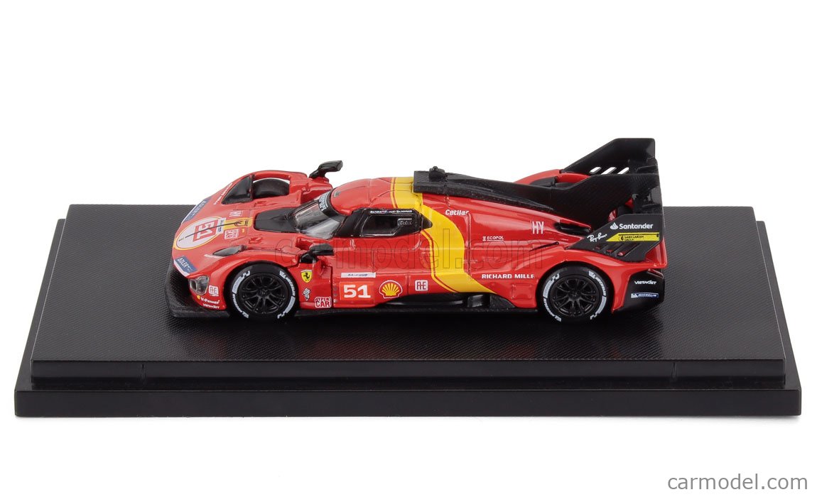 POLISTIL 64FE02070 Echelle 1/64 | FERRARI 499P 3.0L TURBO V6