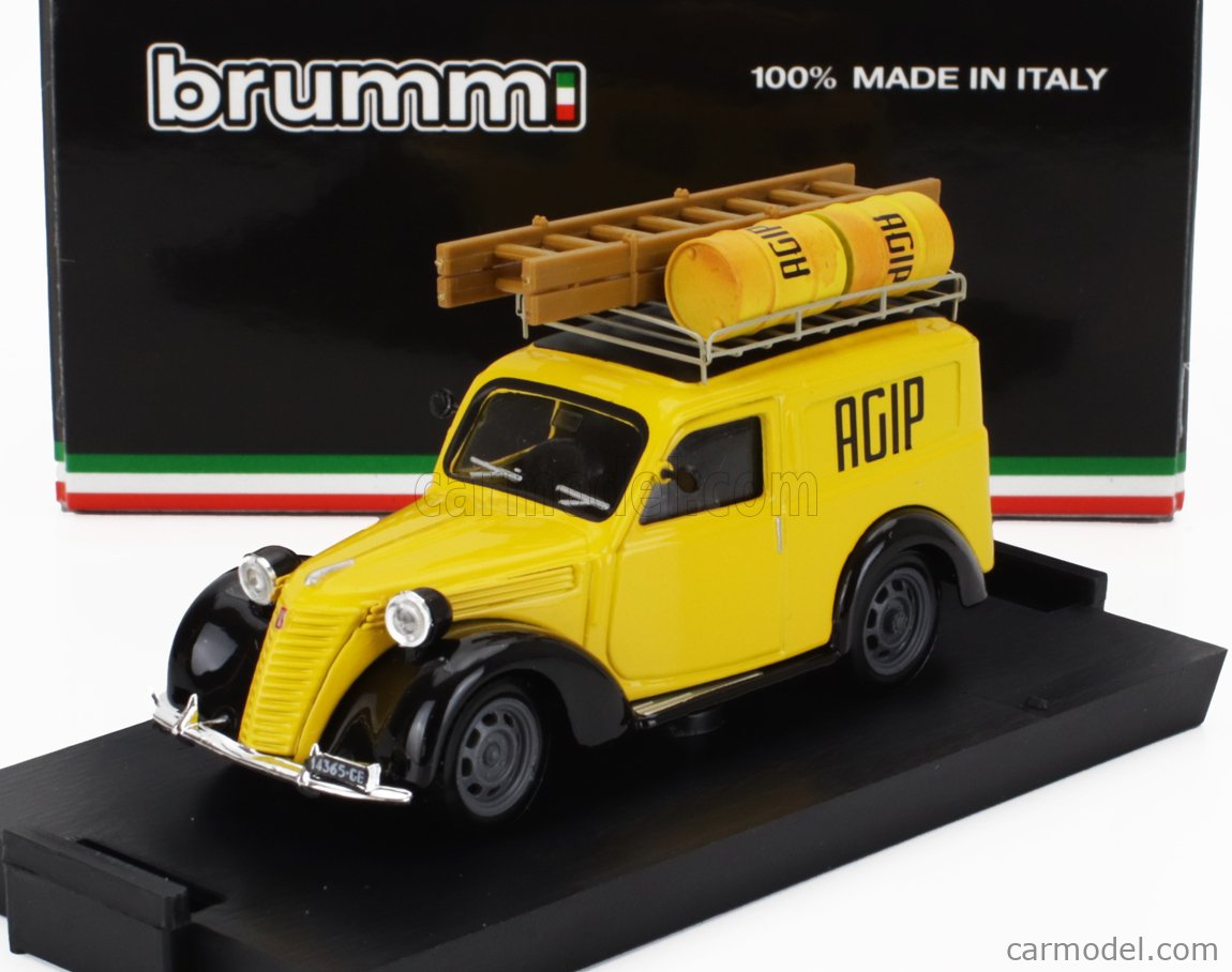 BRUMM R647 Scale 1/43 | FIAT 600D SADOMASOSEX TARANTO 1960 - LA MAZURKA Del Barone Della Santa E Del Fico Fiorone 1975