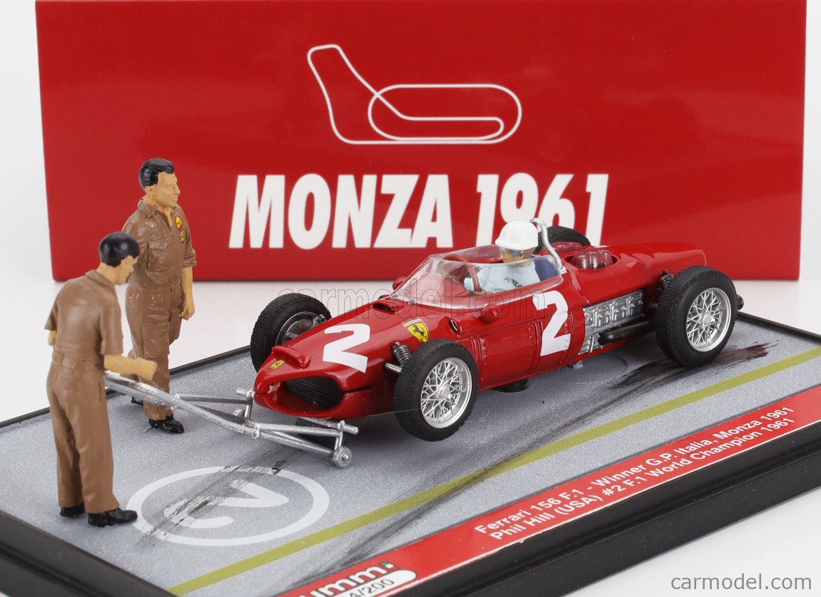 BRUMM PROM S25/01 Scale 1/43 | FERRARI F1 DIORAMA 156 N 2