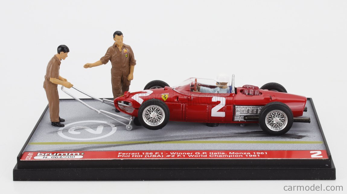 Brumm Ferrari 156 F1 #2 Phil Hill World Champion 1961 GP