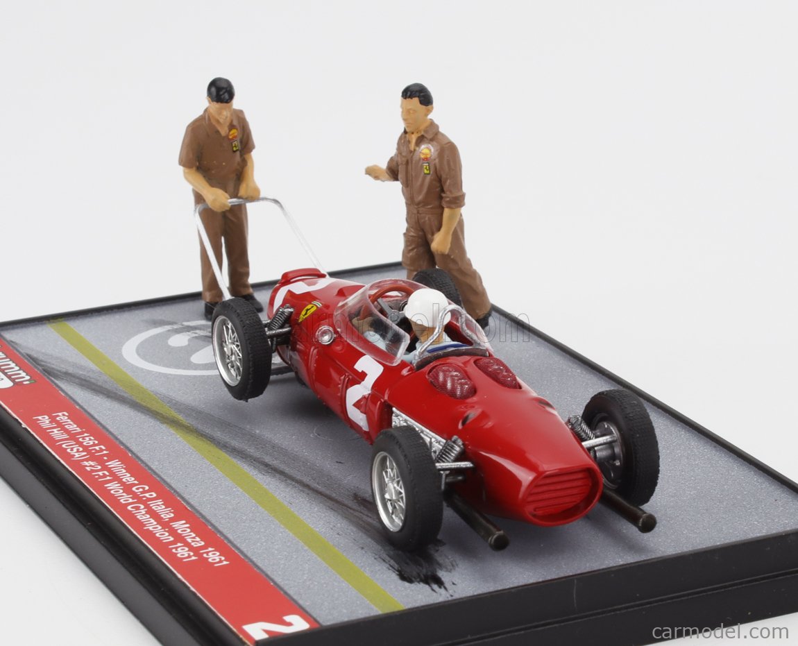 BRUMM PROM S25/01 Scale 1/43 | FERRARI F1 DIORAMA 156 N 2