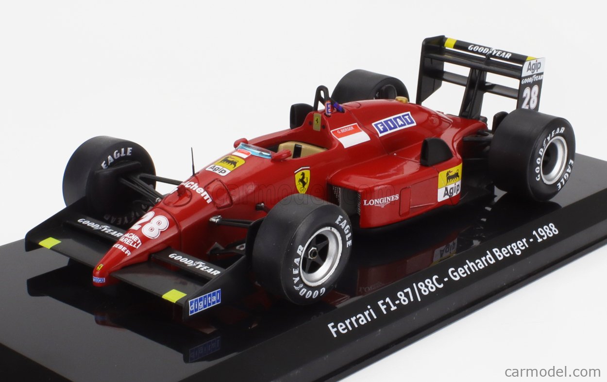 EDICOLA FE24-0028 Scale 1/24 | FERRARI F1 87/88C N 28 SEASON