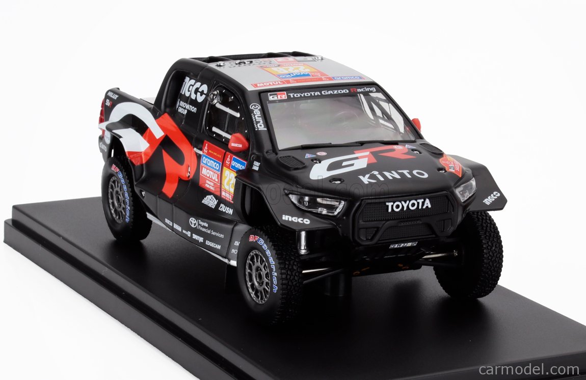 Modellino IXO RAM931 Toyota GR DKR Hilux Evo T1U – Rally Dakar 2024 – Scala 1/43