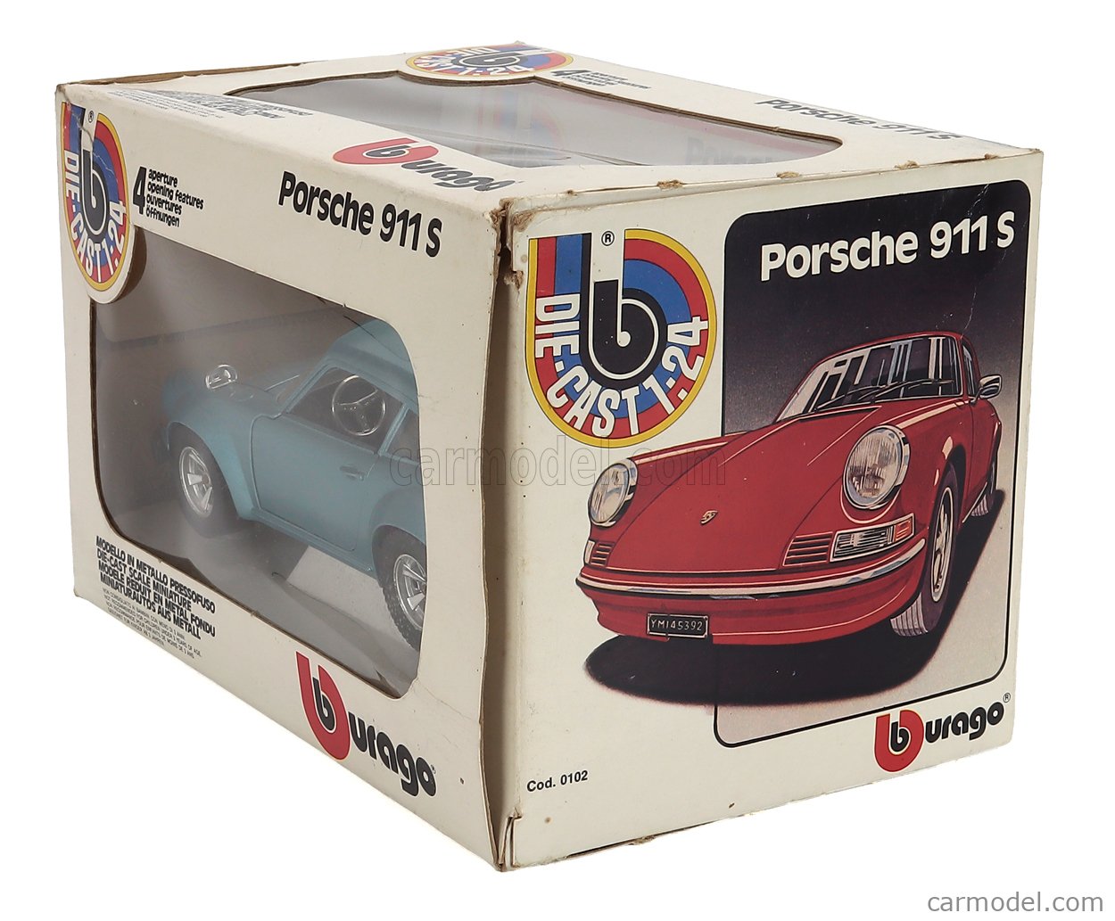 Miniature NOREV - Porsche 911 S De 1969 - Bleu - Échelle 1/18 - NOREV187647