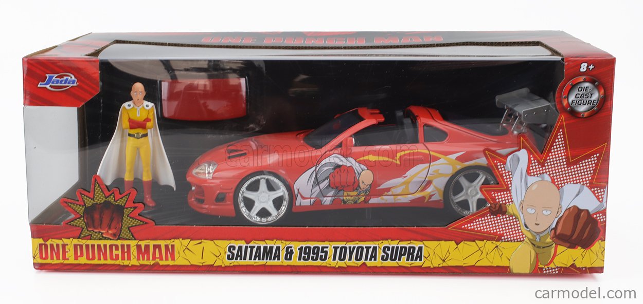JADA 35347 Scale 1/24 | TOYOTA SUPRA WITH ONE PUNCH MAN
