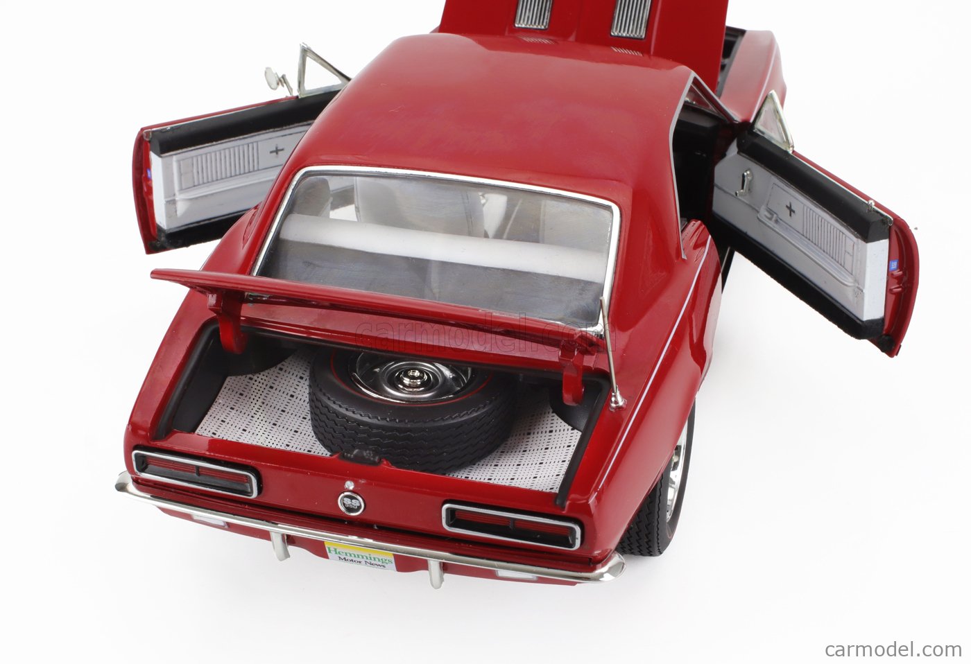 Chevrolet Camaro 赤 1/18スケールモデル 1968 CHEVY Camaro Z28 Exact Detail STREET STALKERZ 1/18