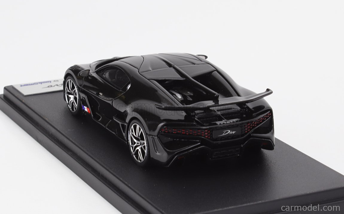 LOOKSMART Bugatti Divo Noir Carbone - Miniature 1/43 - Résine - Prévente