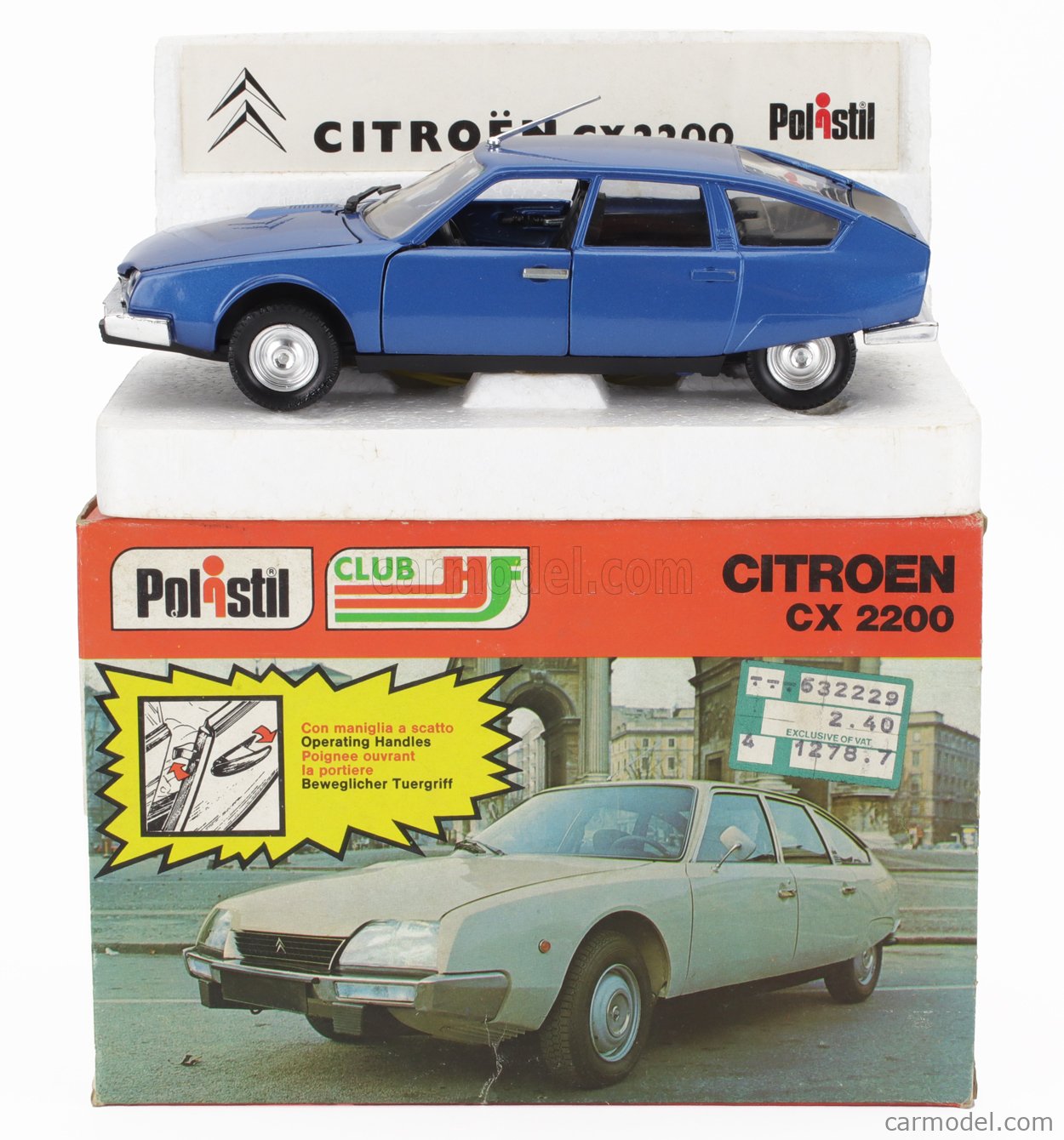 Voiture Miniature Vintage Politoys - Citroën GS Rouge - Années 70 - Bel état
