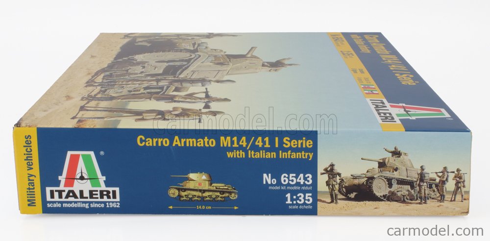 ITALERI IT6543 Scale 1/35 | TANK M14/41 I SERIES WITH ITALIAN INFANTRY ...