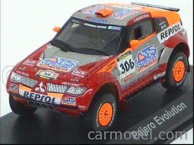 Norev Mitsubishi Pajero Evolution Dakar 2004 1/43 800100
