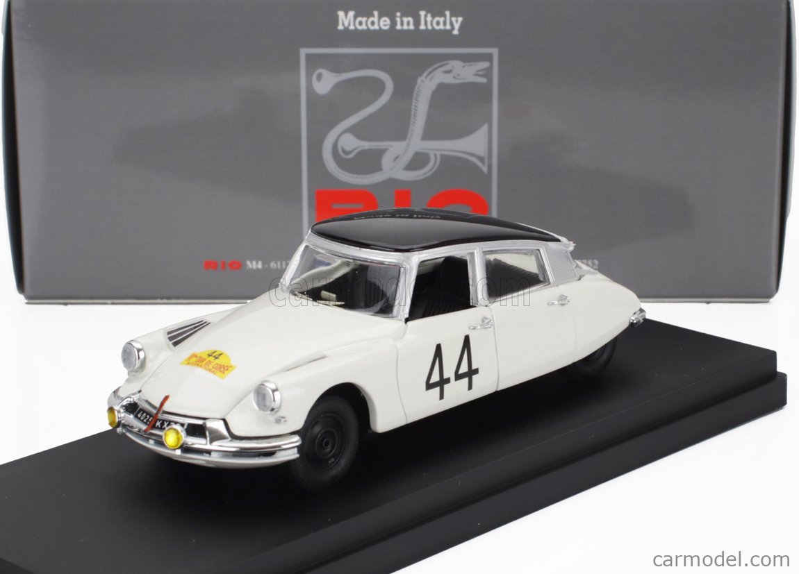 Citroen Ds19 #44 Winner Tour de Corse 1961 Trautmann Ogier 1:43 Model RIO4750 Citroen Ds19 #44 Winner Tour de Corse 1961 Trautmann Ogier 1:43 Model RIO4750