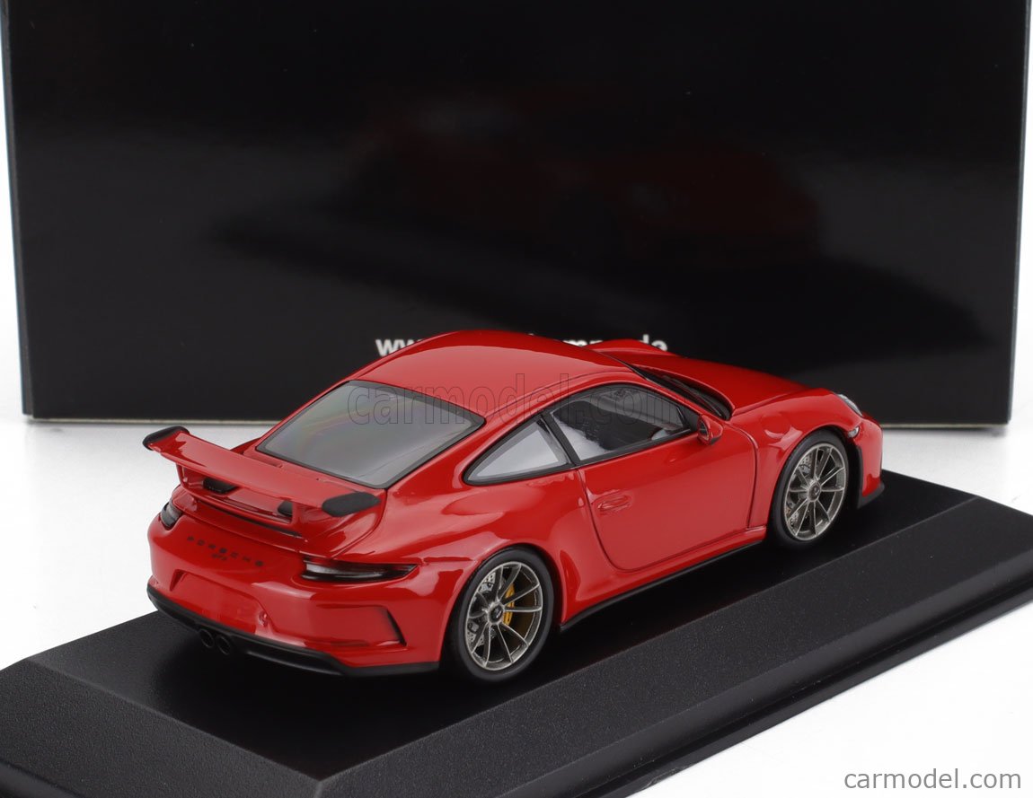 Porsche 911 GT3 2017 Rouge Minichamps 1/43 - Miniature Neuve (prévente)