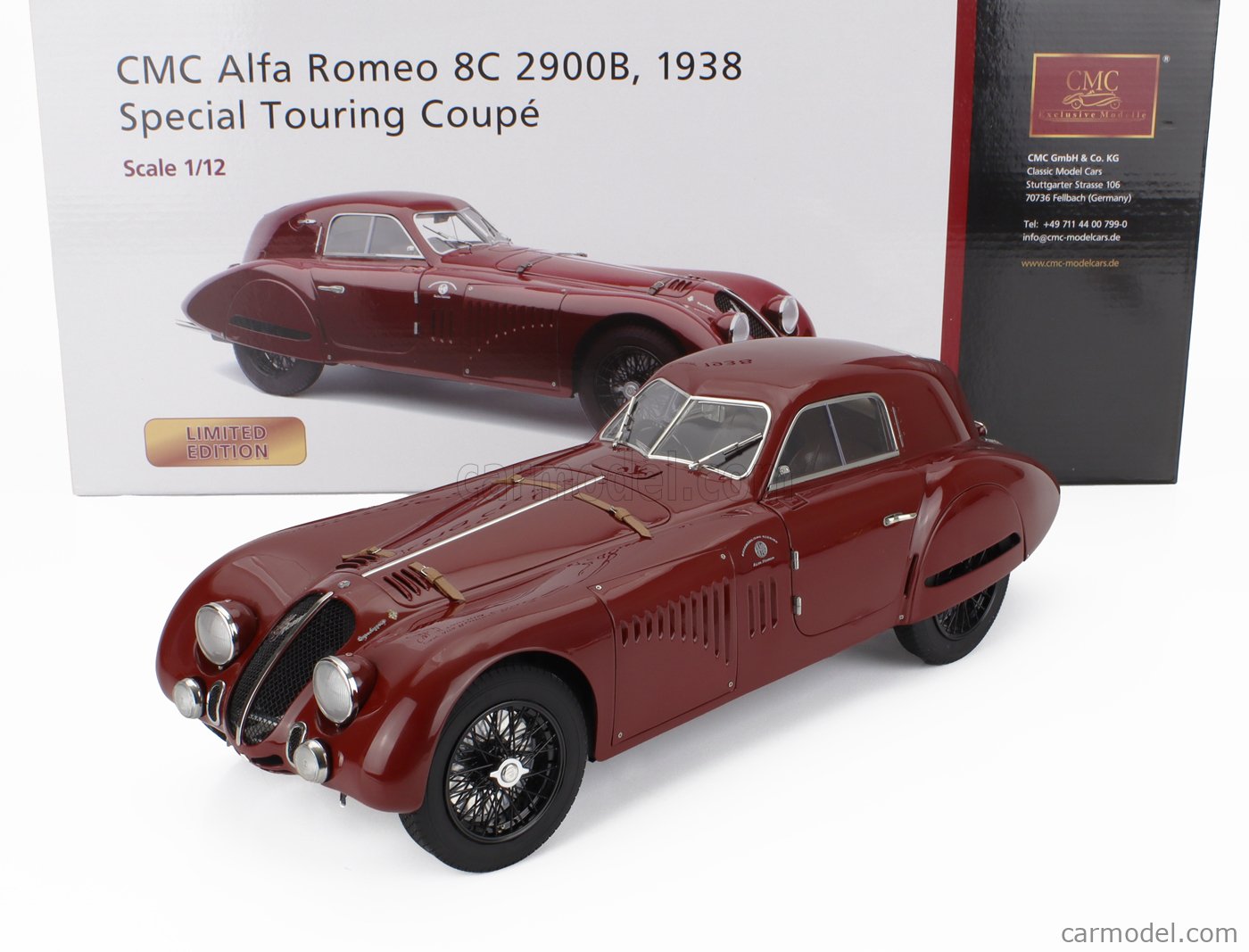 CMC C009 Scale 1/12 | ALFA ROMEO 8C 2900B SPECIALE TOURING