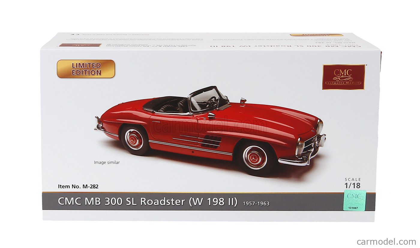 CMC M282 Scale 1/18 | MERCEDES BENZ 300SL ROADSTER SPIDER OPEN