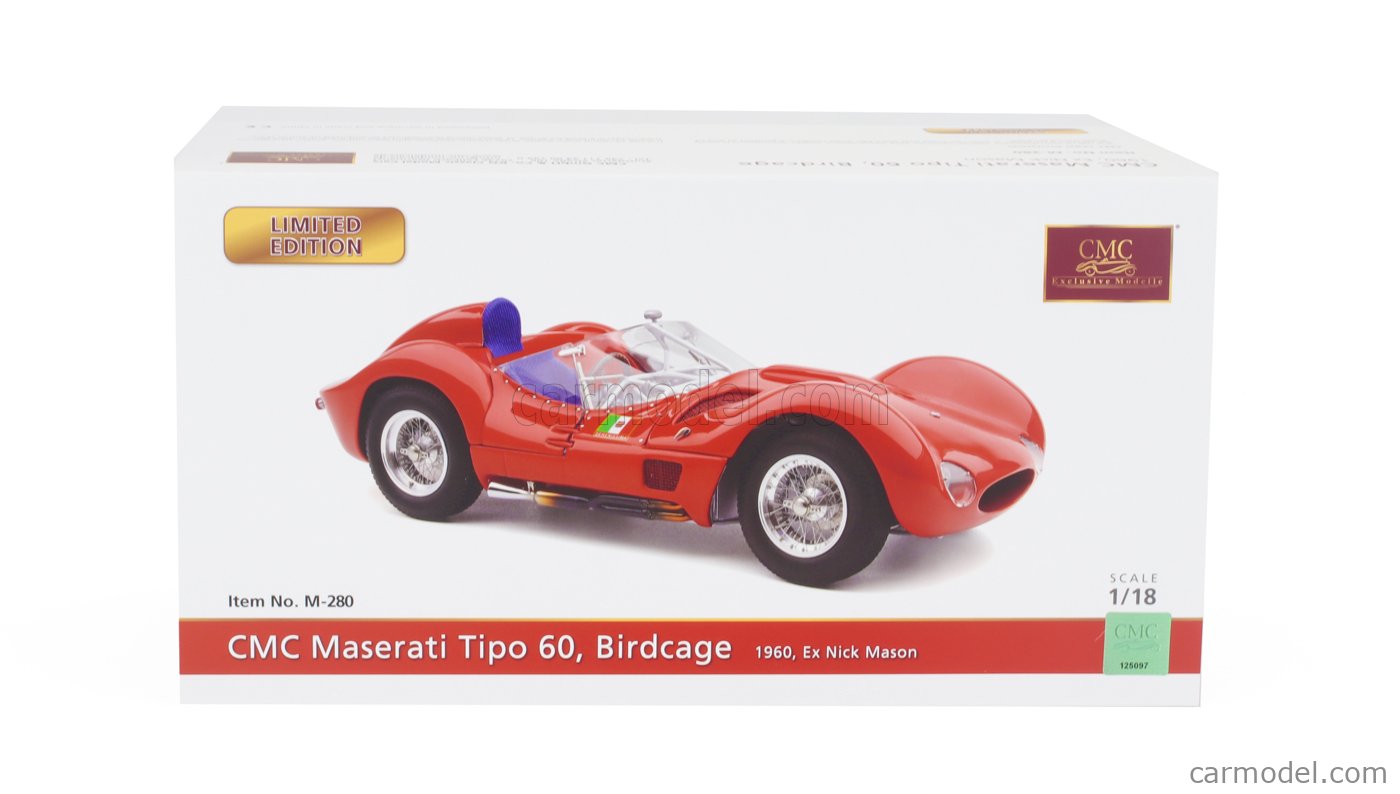 CMC M280 Scale 1/18 | MASERATI TIPO 61 2.9L S4 SPIDER