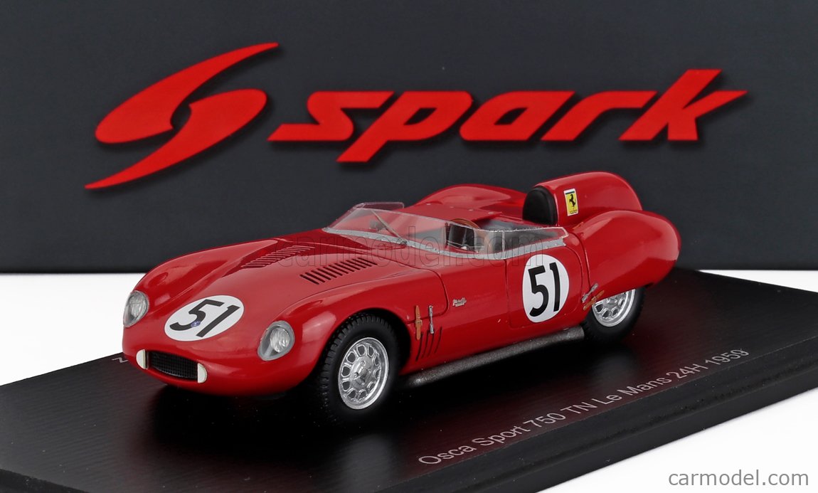 No SPARK Stanguellini 750S #52 24 Heures du Mans 1958 1/43 GCAM Edition