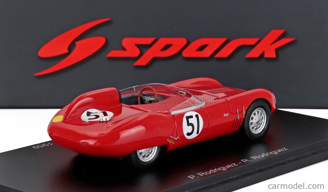 Miniature GCAM 1/43 - Stanguellini 750S #54 - 24h Du Mans 1958 (Édition Limitée, NEUF)