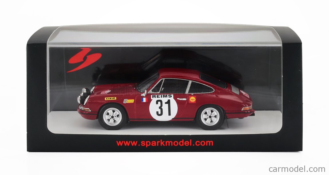 Porsche 911S red number 31 - Monte-Carlo Rally 1969 – 1/43