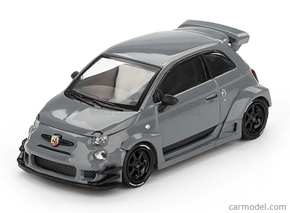 ミニカー CarPin Models Fiat ABARTH 595 1/64 Mini GT Fiat LB-WORKS x Abas Works Abarth 595 Gara