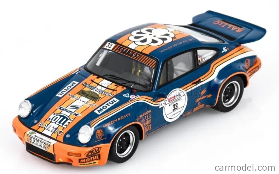 SPARK-MODEL SP649 Scale 1/43 | PORSCHE 911 3.0 COUPE N 33 RALLY TOUR DE ...