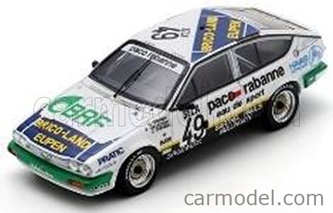 スパーク 1/43 アルファロメオ GTV 6 1984 スパ24H #50 F-X