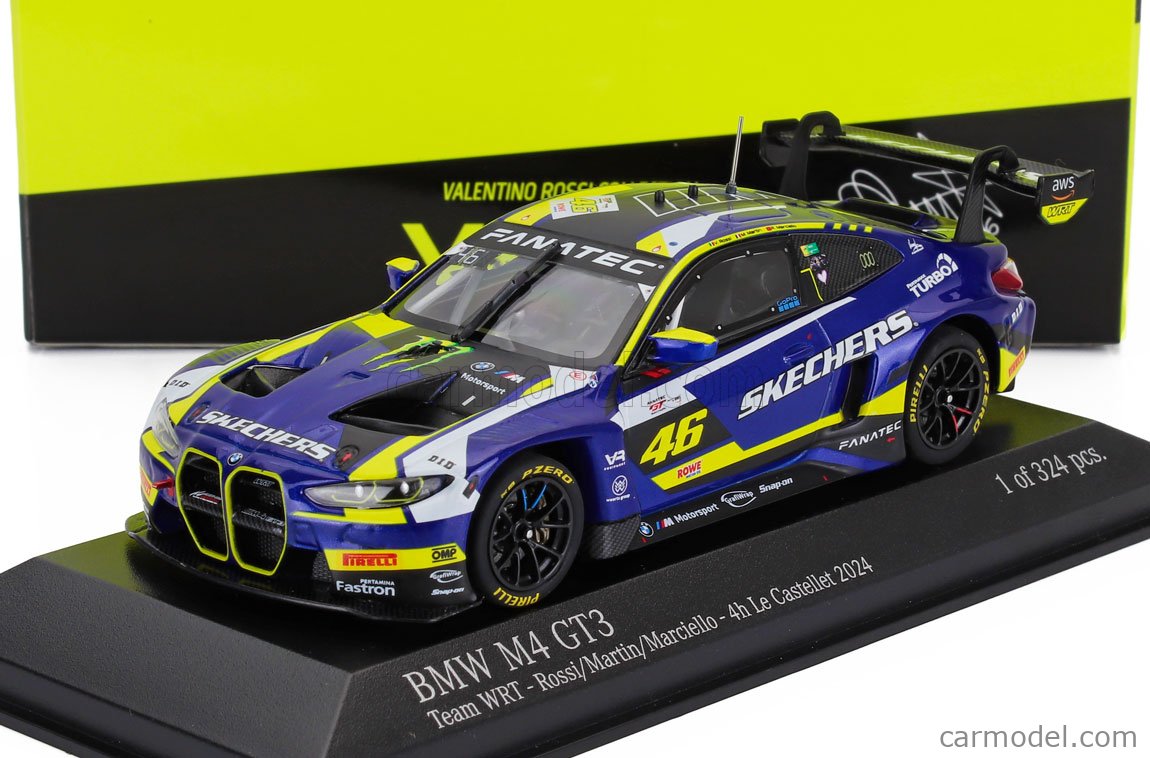 新品】ミニカー 1/18 BMW M4 GT3 Team WRT 24H Spa 2024 R. Marciello