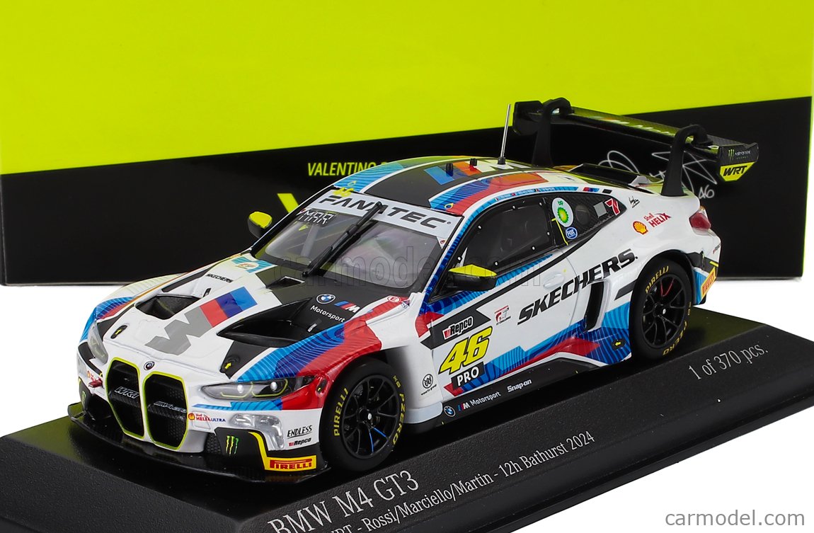 MINICHAMPS 410242746 Scala 1/43 | BMW 4-SERIES M4 GT3 TEAM WRT N 46 12h ...