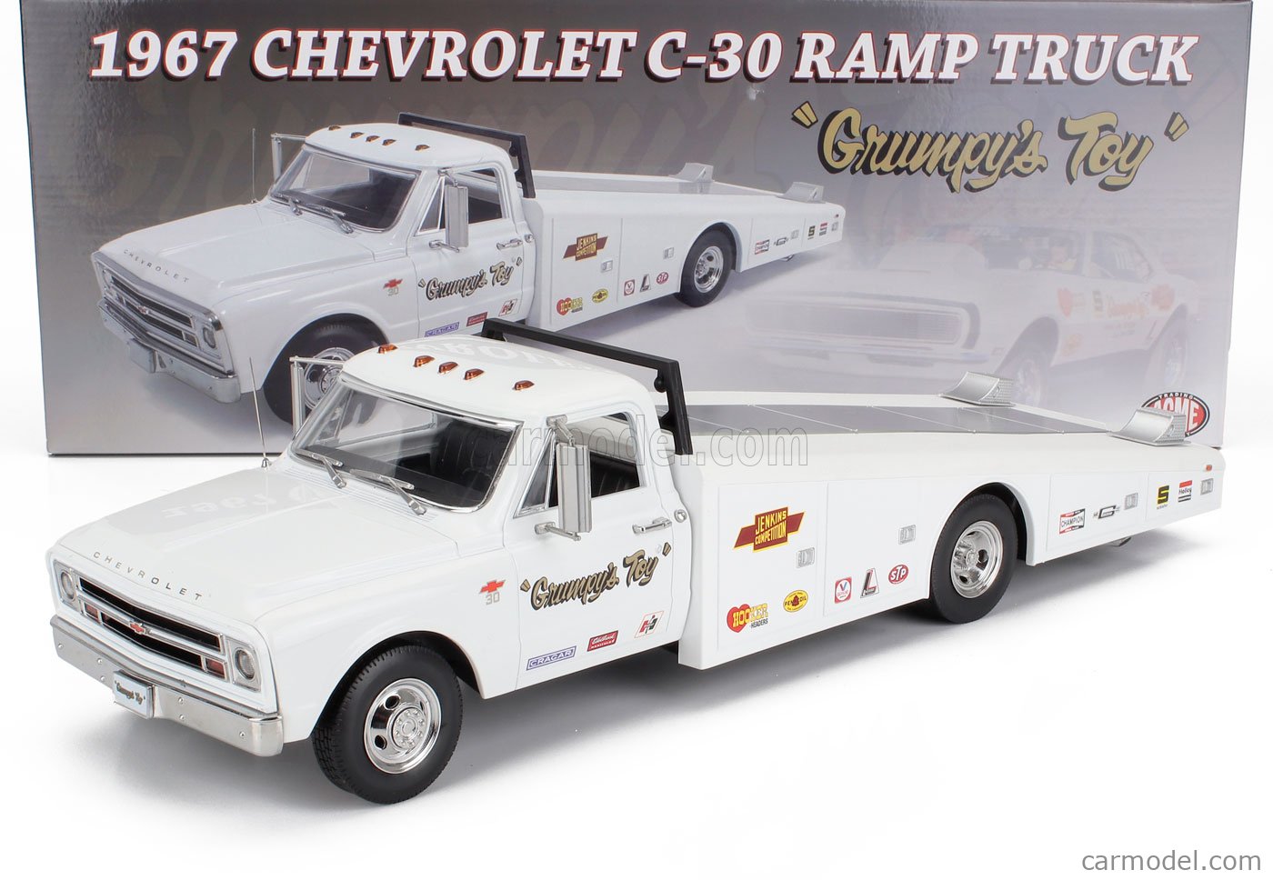 No227ミニカー1/18 CHEVROLET C-30 RAMP TRUCK Amazon.com: 1967 Chevy C-30 Ramp Truck Black Limited Edition to