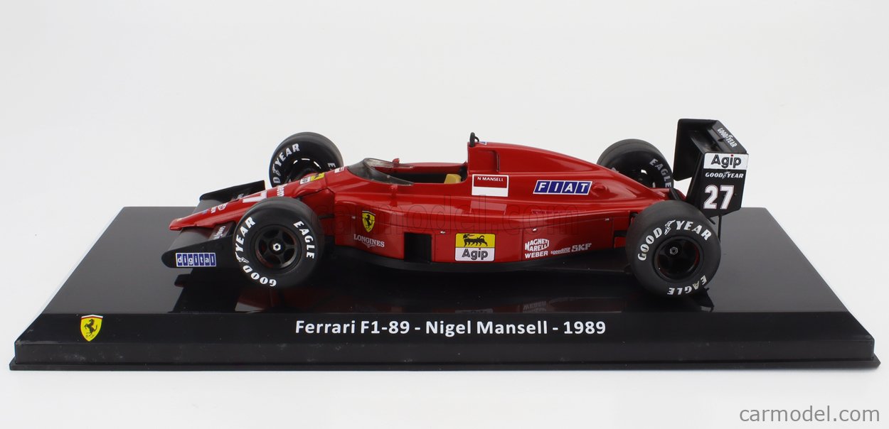 Photo De Collection F1 - Ferrari F1-89 Nigel Mansell - Grand Prix De Jacarepagua 1989 - Occasion - Thème Automobile