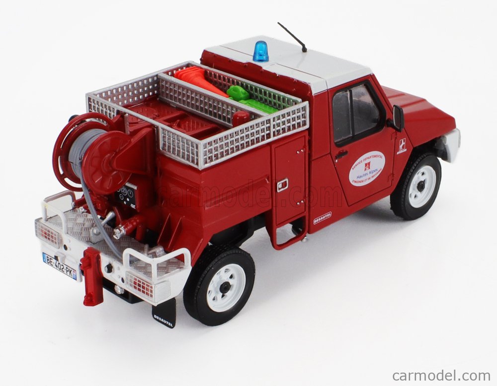 Figurine 1:43 Peugeot J7 Van Pompiers 1969 - Edicola - Modèle Collection G113Z037 - Neuf