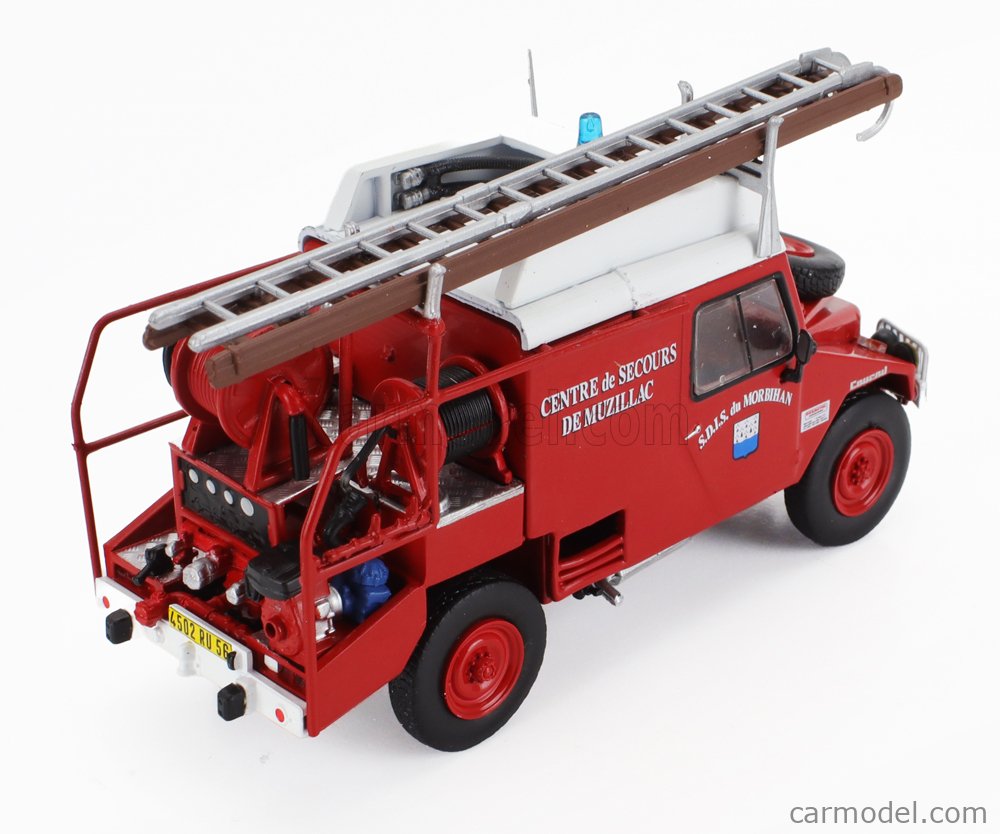Modèle Réduit 1:43 Peugeot 403 SW Fourgon Pompiers Centre De Secours Annonay 1969 - Edicola Neuf