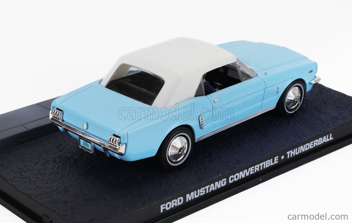 Miniature MotorMax 1/18 - Ford Mustang Spider 1967 - James Bond 007 Thunderball - MTM79834