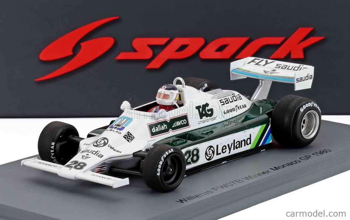 SPARK-MODEL S6993 Scale 1/43 | WILLIAMS F1 FW07B N 28 WINNER