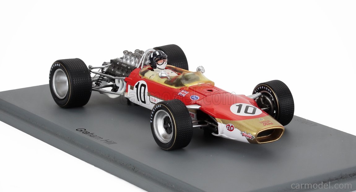 Modèle Réduit 1:43 Spark Lotus F1 #6 Graham Hill British GP 1967 - S6360 Neuf